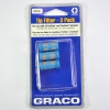 Lot de 3 filtres pour pistolet Graco TrueCoat et ProShot, mailles 100 - 24F641