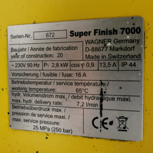 Wagner SuperFinish SF 7000 - Second hand